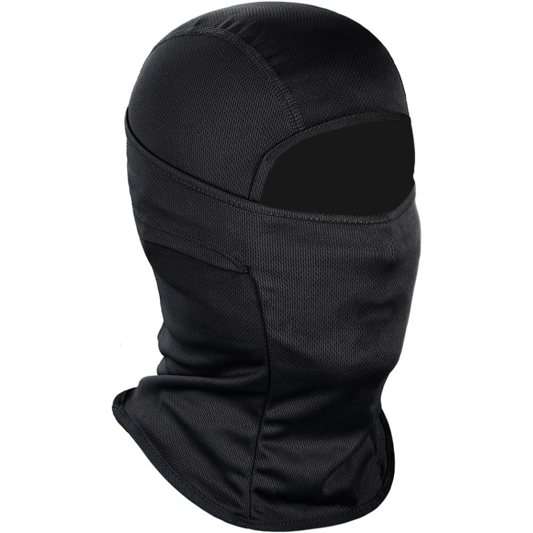 Unisex lightweight headwear: UV protective ski mask balaclava. Ideal for outdoor sports & motorcycle use.
