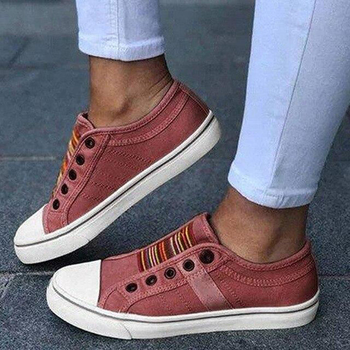 Women's comfortable, lightweight lace-up sneakers. Versatile casual footwear for daily wear & walking.