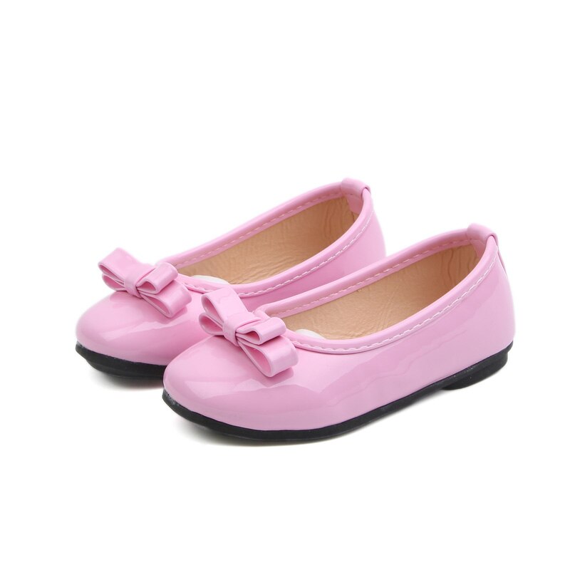 Toddler girls elegant mesh bow dress shoes, featuring a stylish bow design, comfortable and easy slip-on footwear.