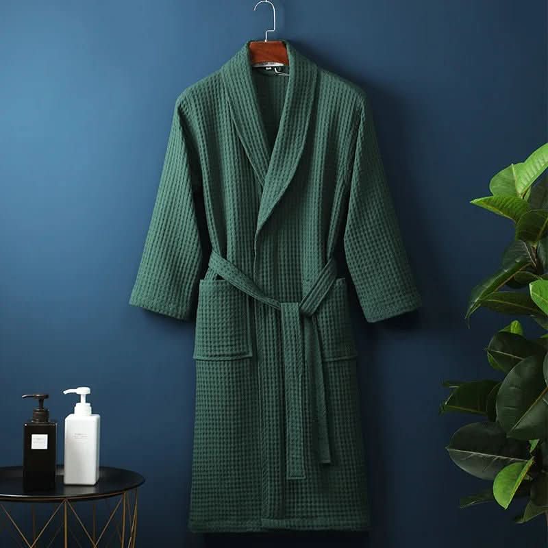 Stylish AirWeave Waffle Bathrobe, providing luxurious comfort for your everyday relaxation at home.