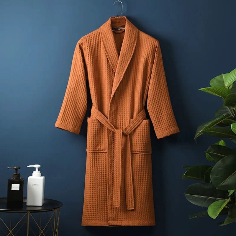 Gift-ready AirWeave Waffle Bathrobe, a luxurious and cozy comfort robe for any recipient.