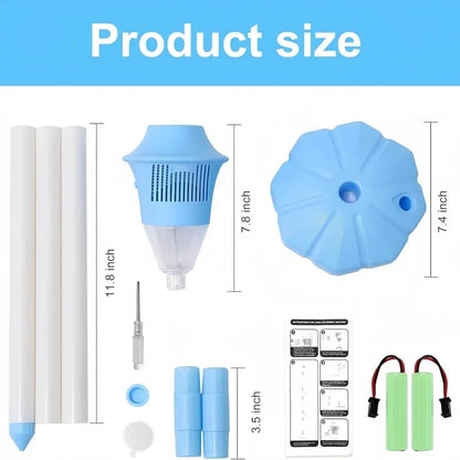 Kids party essential: Musical Bubble Lamp with bright LED lights and continuous bubbles