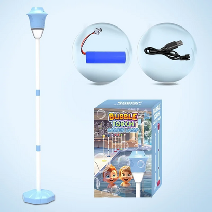 Party favor Bubble Lamp, featuring LED lights and music for engaging outdoor play