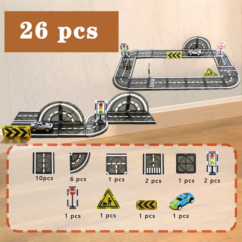 Award-winning magnetic tile car set, inspiring engineering skills and creative thought