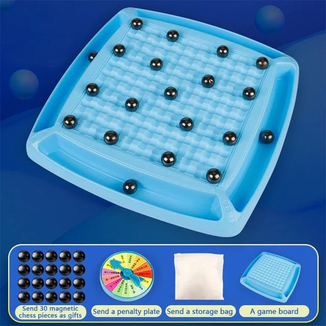 Magnetic Chess Set displayed open with all pieces, ready for a strategy logic puzzle game