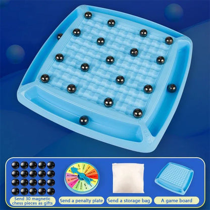 Magnetic Chess Set displayed open with all pieces, ready for a strategy logic puzzle game