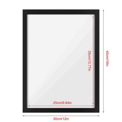 Set of magnetic art display frames, perfect for rotating children's artwork or photos at home