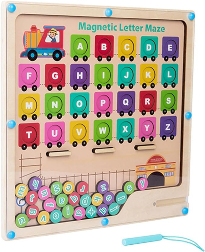 Kids' travel toy: Compact magnetic maze puzzle, perfect for quiet play and skill building on the go