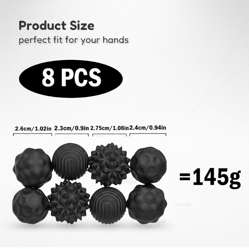 Anxiety relief magnetic silicone balls, a fun and creative sensory toy.