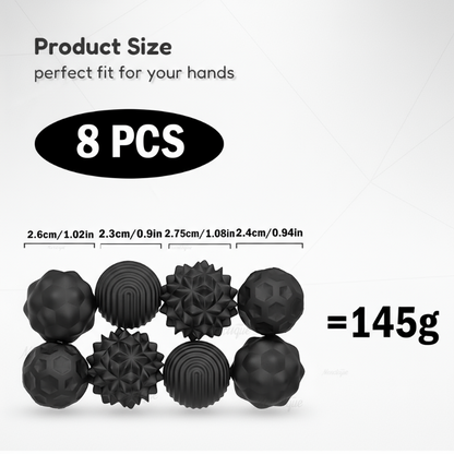 Anxiety relief magnetic silicone balls, a fun and creative sensory toy.