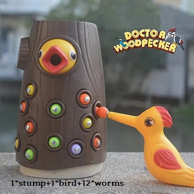 Overview of the Magnetic Woodpecker developmental toy, an engaging educational kids game