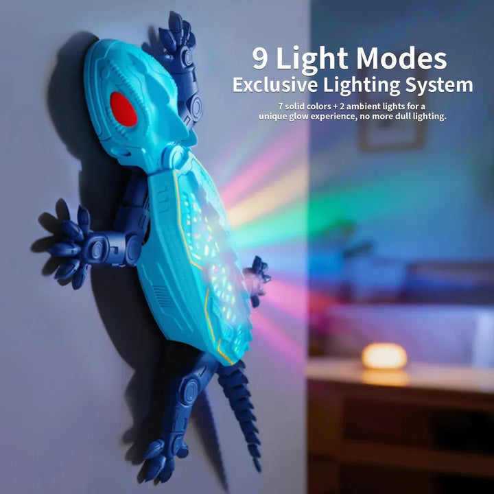 Unisex Gravity-Defying RC Wall Climbing Lizard Toy