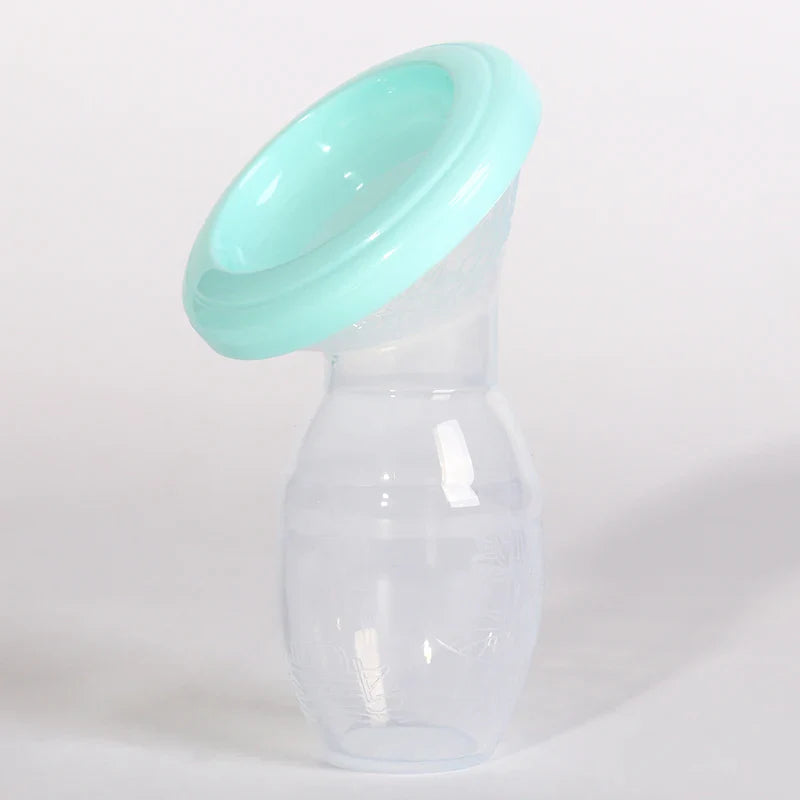 Two manual silicone breast pumps, showcasing versatility for dual milk collection