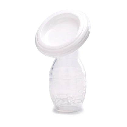 Nursing pump: manual silicone breast pump for gentle and hands-free milk collection