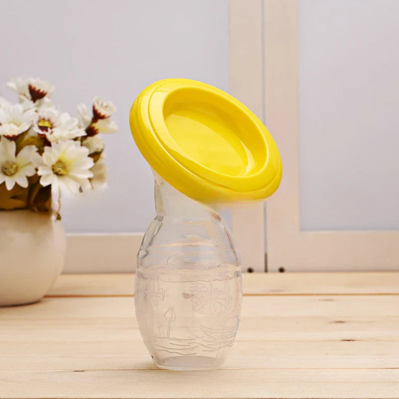Soft manual silicone pump, perfect for new mothers for effortless milk collection