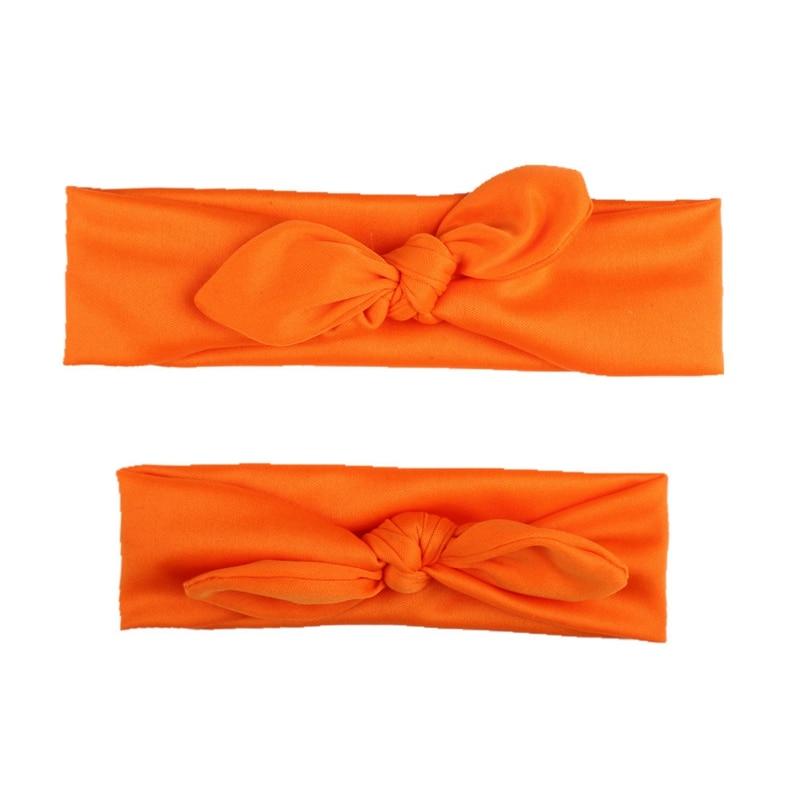 Mother-daughter matching cotton bow headbands, ideal baby girl hair accessories