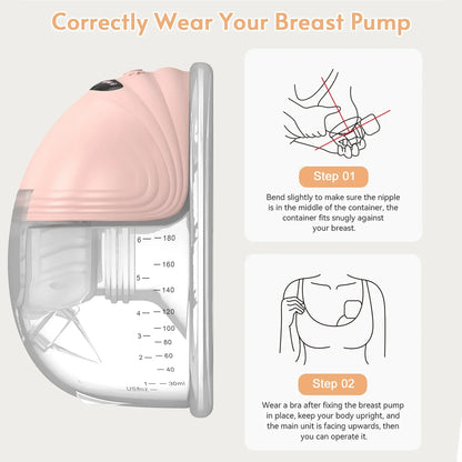 Silent wearable breast pump charging, emphasizing its electric functionality and convenience for busy moms