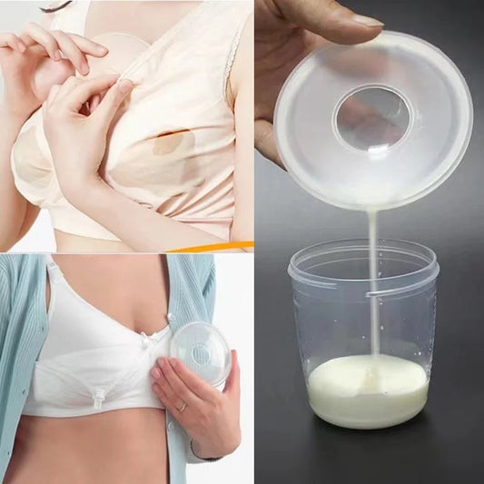 Maternity silicone breast milk collector & nipple shield for comfortable breastfeeding and leak prevention
