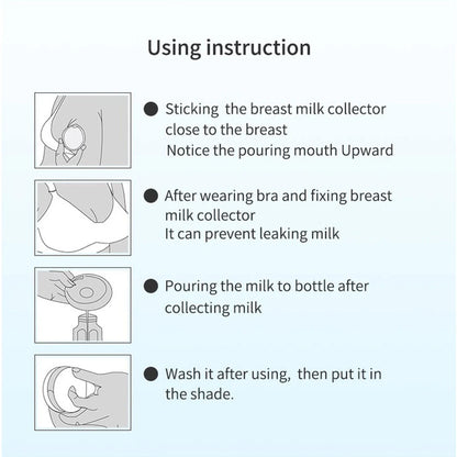 Soft silicone wearable breast milk collector, useful as a nipple shield during breastfeeding