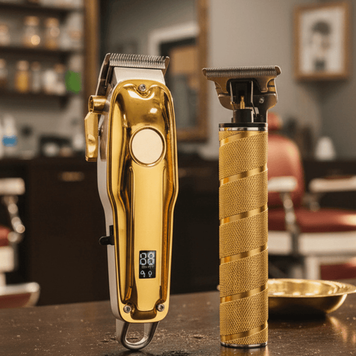 Men's 3-in-1 hair trimmer & electric shaver. Precision grooming tool for beard, body, and hair.
