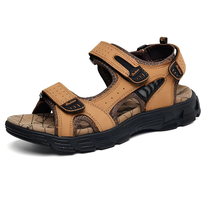 Durable men's adjustable slide sandals, great for beach, pool, and casual summer outings. Personalized comfort & relaxed style.