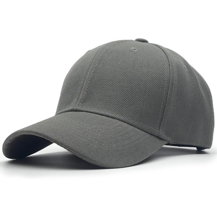 Durable men's structured baseball cap, a versatile and adjustable hat for everyday daily wear.