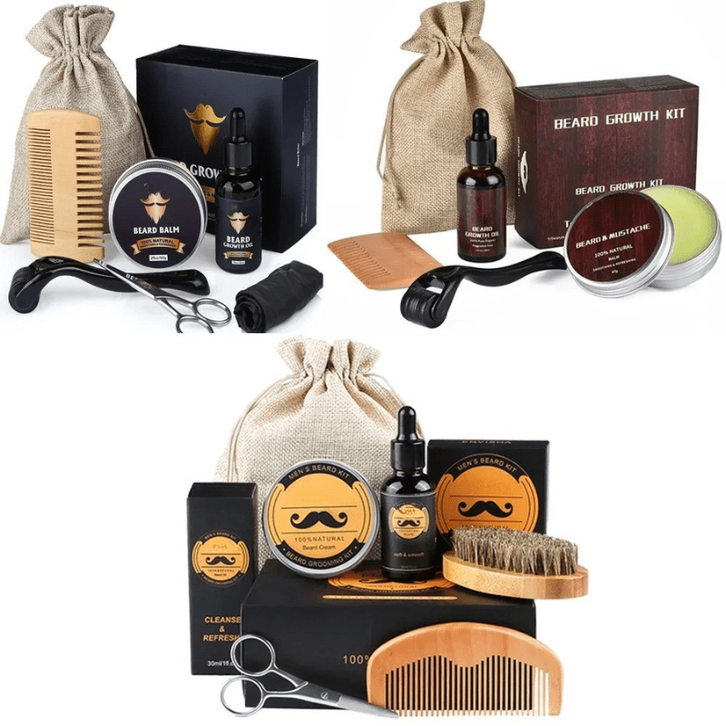 Dermaroller for beard growth, a key tool in men's beard care kit. Stimulates follicles for a fuller beard.