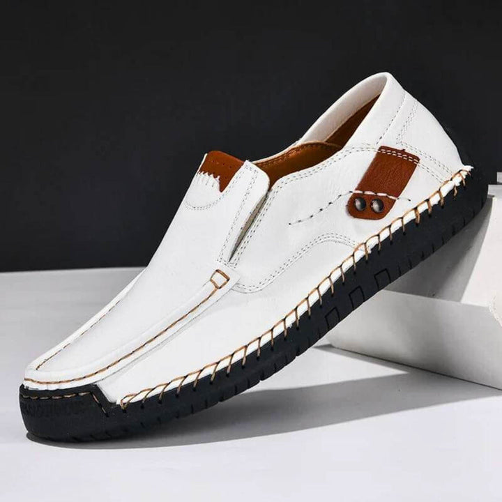 Stylish men's slip-on shoes with advanced arch support. Designed for comfort, easy wear, and daily casual walking.
