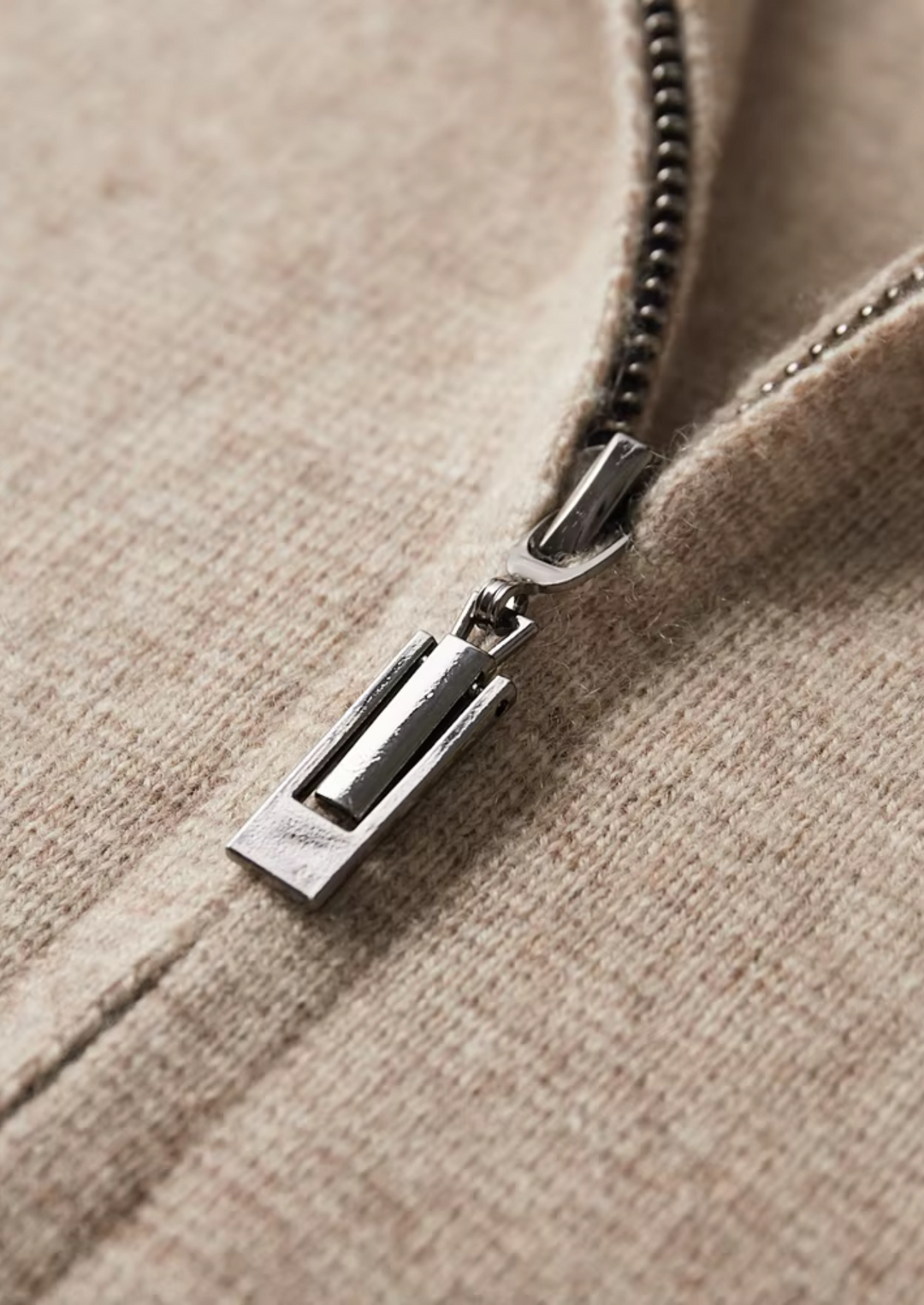 Versatile men's zip-up cardigan, a smart casual all-season layer for any modern outfit.
