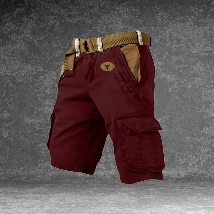 Breathable men's active cargo shorts, designed with ample pockets for convenience. Perfect for outdoor pursuits.