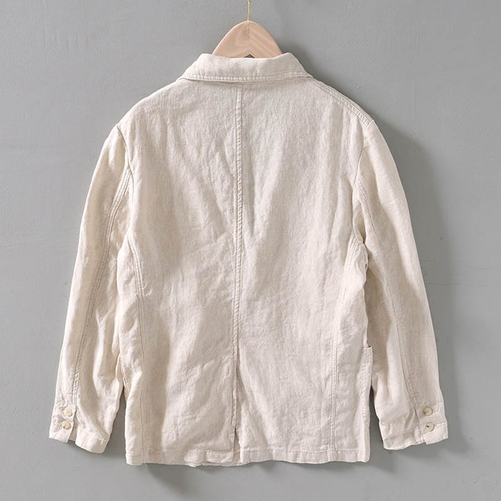 Lightweight men's casual blazer. Effortless smart style & comfort for spring/summer. A versatile men's jacket.