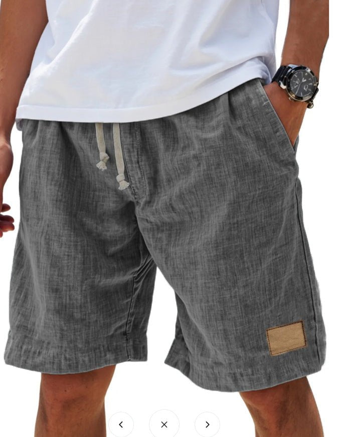 Casual fit men's shorts for summer. Enjoy relaxed comfort with elastic waist for warm weather outings.