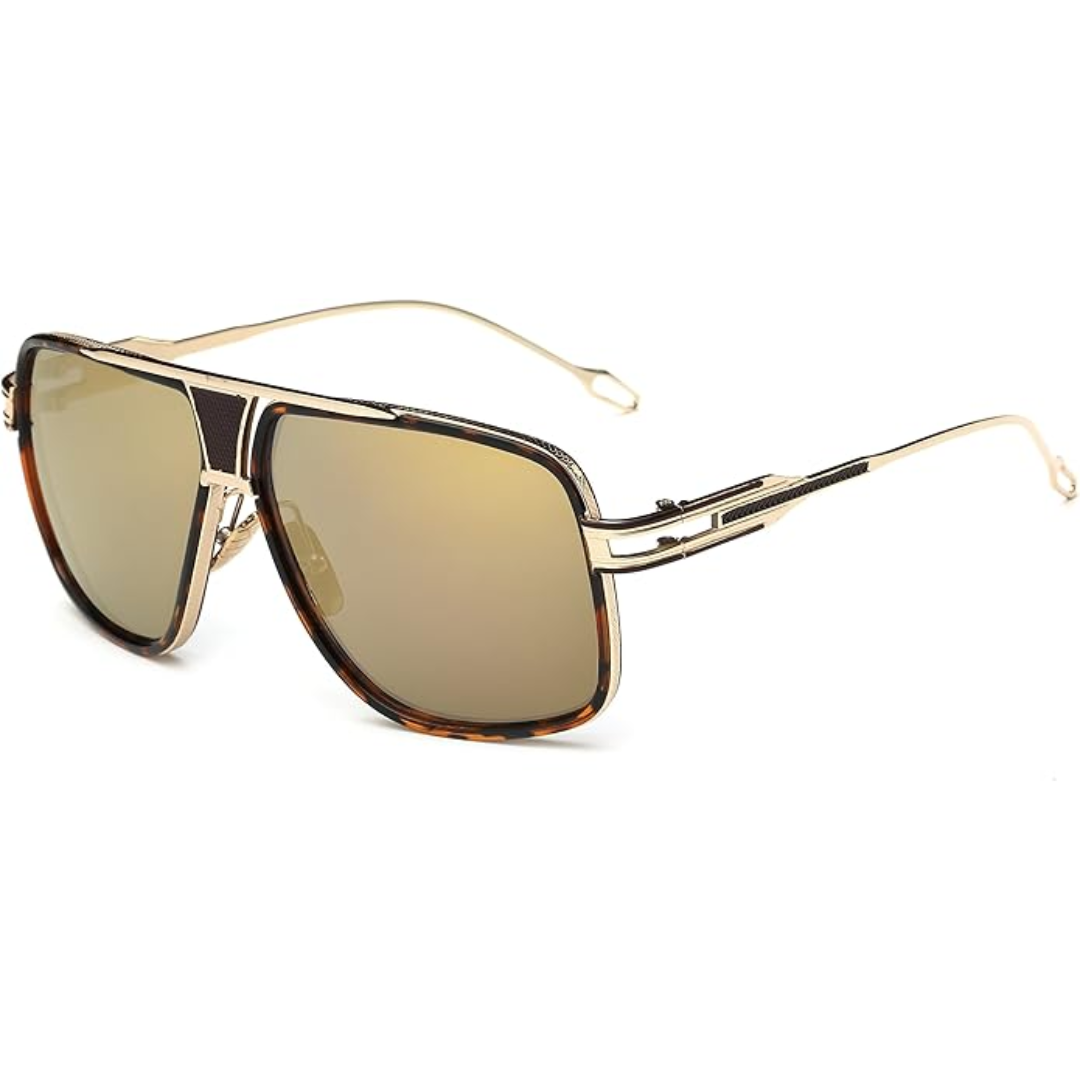 Classic Men's Aviator Sunglasses with UV protection, ensuring ultimate eye safety & style.