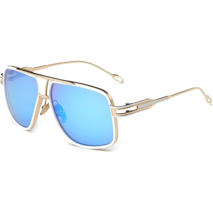 Lightweight Men's Classic Aviator Shades, comfortable for all-day wear & summer fashion.