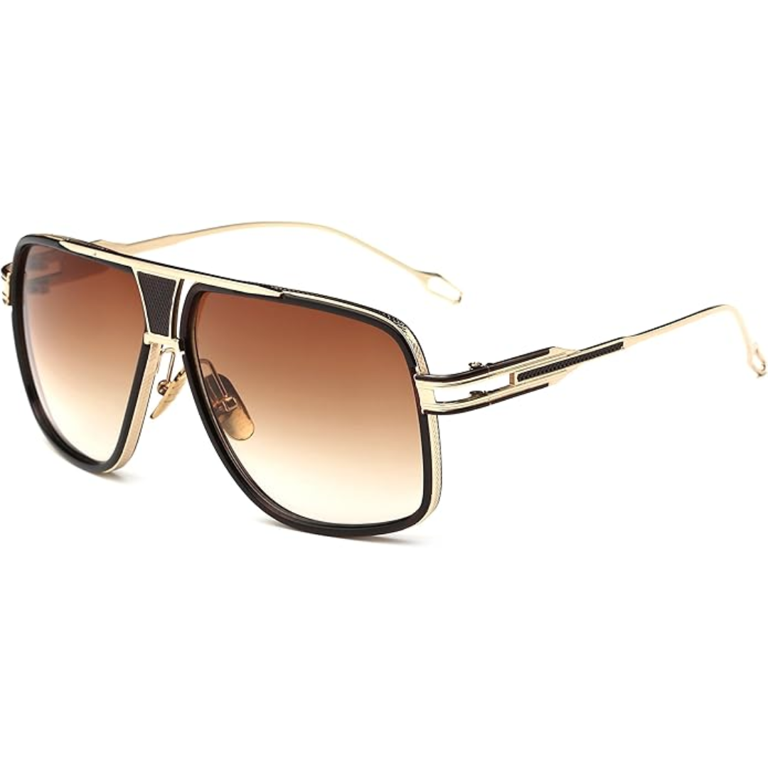 Lightweight & Classic Men's Aviator Sunglasses, Jimmy, with full UV protection for men's eyes.