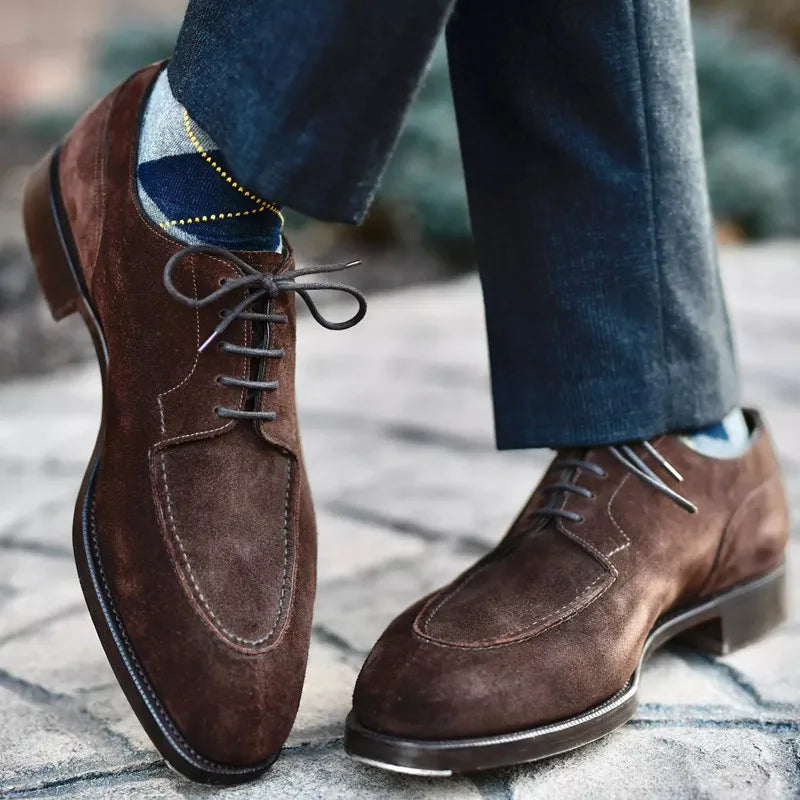 New arrival: Men's classic black Oxford dress shoes. Elegant, comfortable & durable footwear for business & formal occasions.