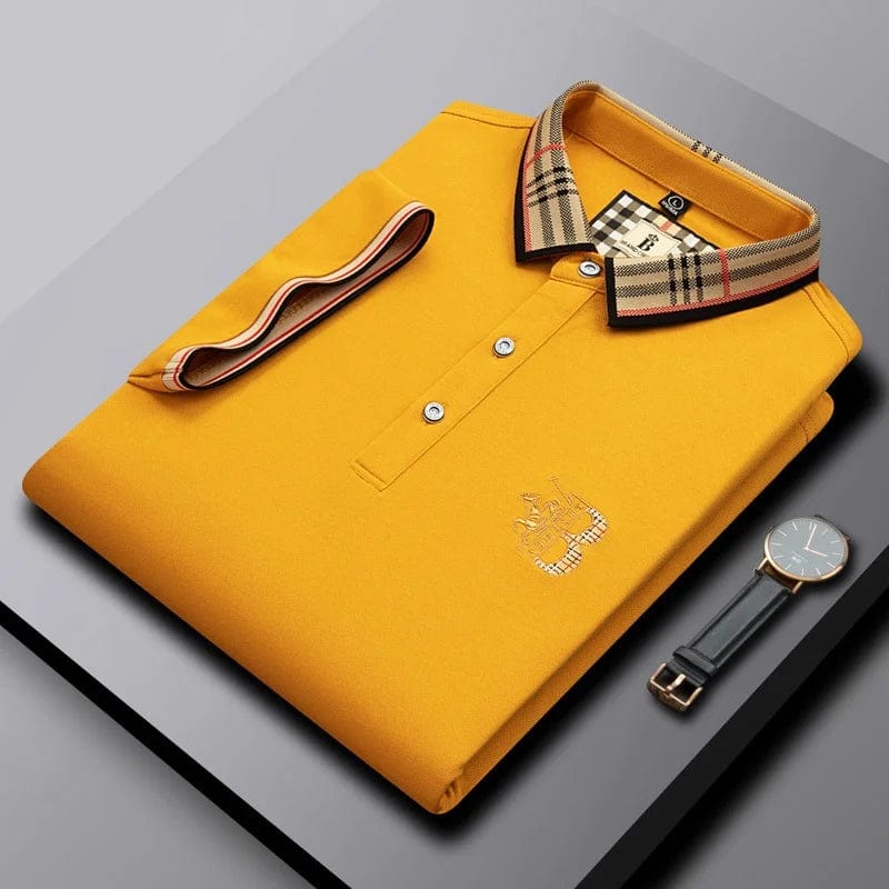 Men's everyday short-sleeve polo shirt, featuring a classic fit and breathable fabric.