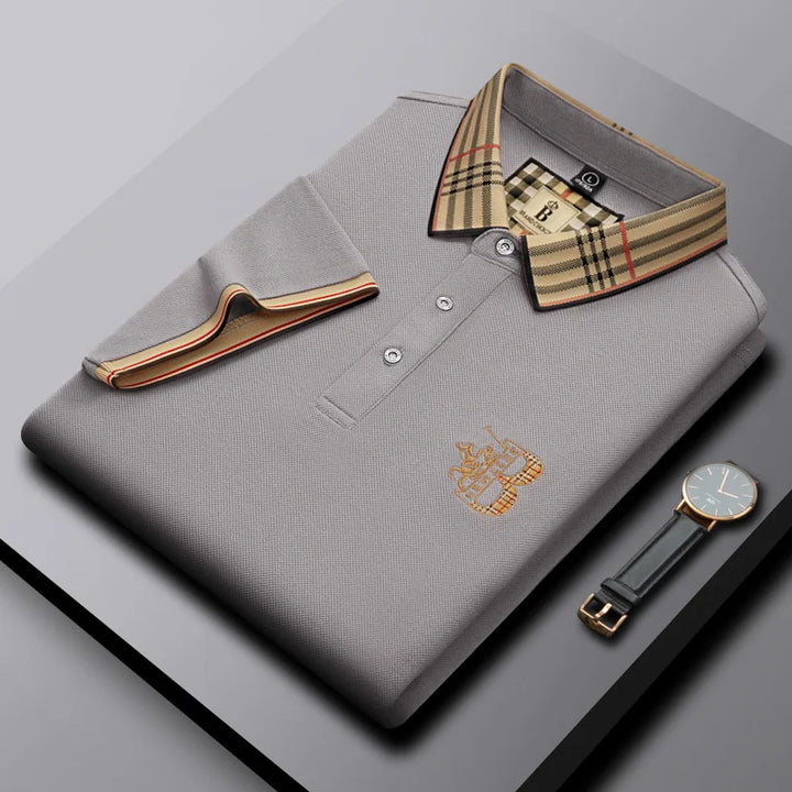 Comfortable men's Matthew polo, a short-sleeve collared shirt for versatile everyday style.