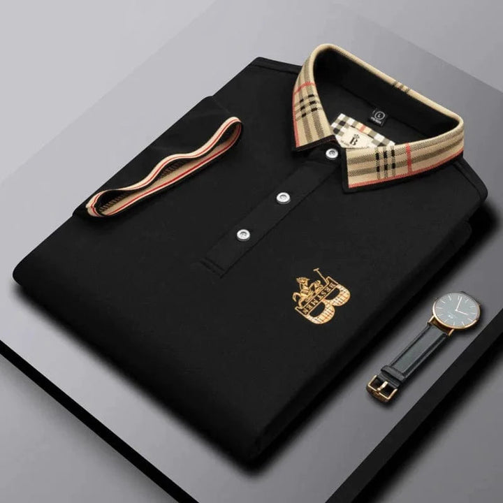 Breathable men's polo shirt for summer, a classic fit for ultimate comfort and everyday style.