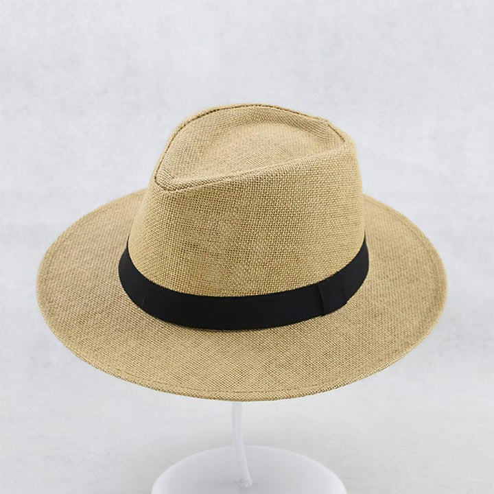 Lightweight men's Panama hat. Perfect summer headwear for stylish sun protection & casual comfort.