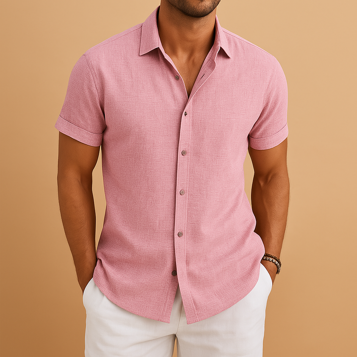Men's button-down long sleeve shirt, a classic and versatile choice for casual, smart-casual, and semi-formal.