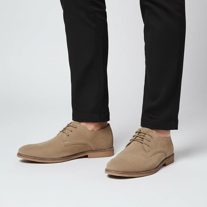 Stylish men's leather Oxford shoes, Xavier lace-up design for a sophisticated classic formal look.