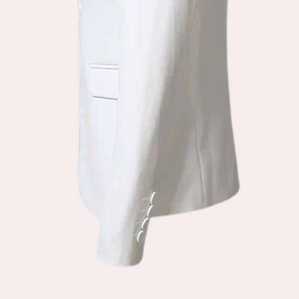Versatile men's slim fit blazer, a wardrobe essential tailored jacket for professional & business casual modern style.