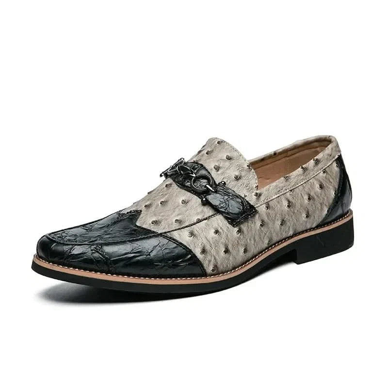 Versatile men's classic slip-on loafers, perfect for smart casual or elegant formal attire.
