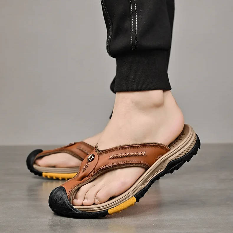 Men's closed toe sport sandals, water resistant, non-slip for outdoor activities & summer adventures.