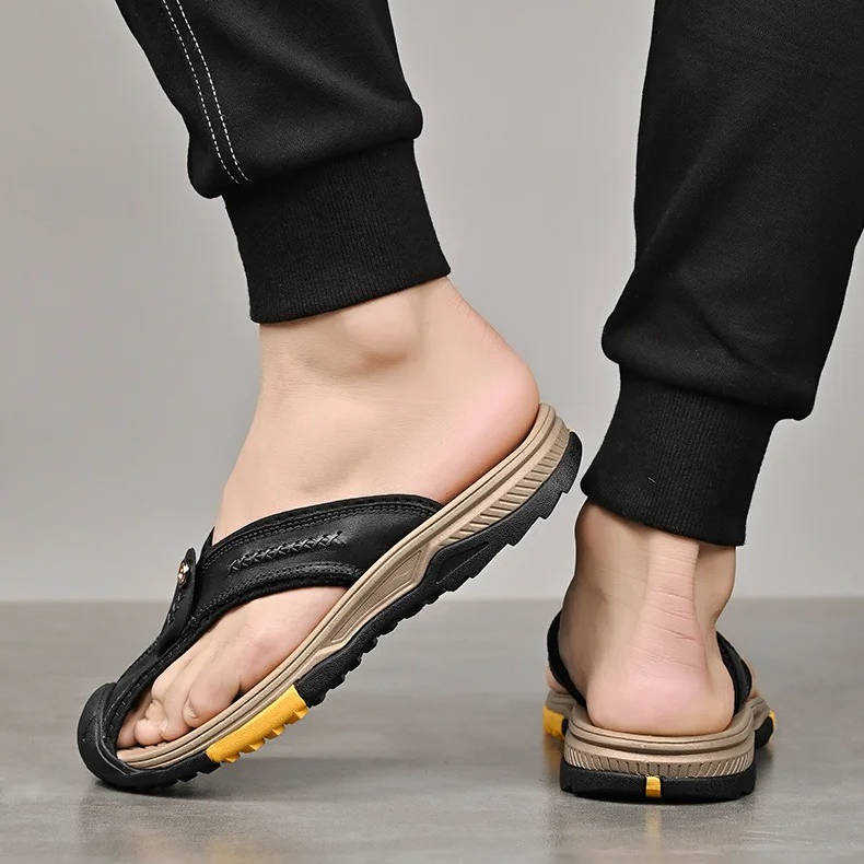 Water resistant men's closed toe sandals with non-slip grip for secure outdoor adventures & wet conditions.
