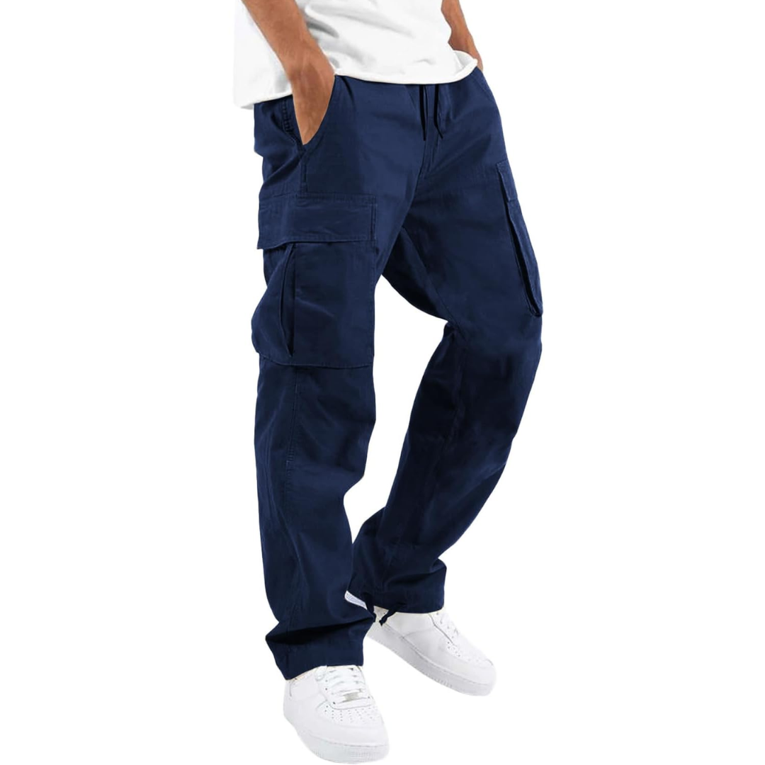 Grey men's activewear joggers, a relaxed fit cargo pant for ultimate comfort & casual fashion.