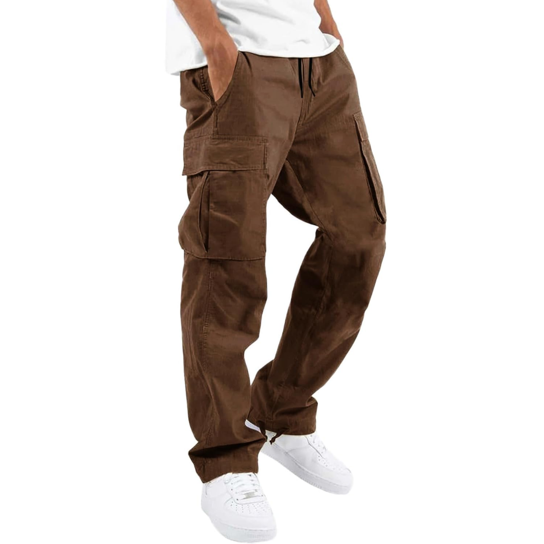 Durable men's cargo pants, a comfortable jogger design for activewear and daily utility.