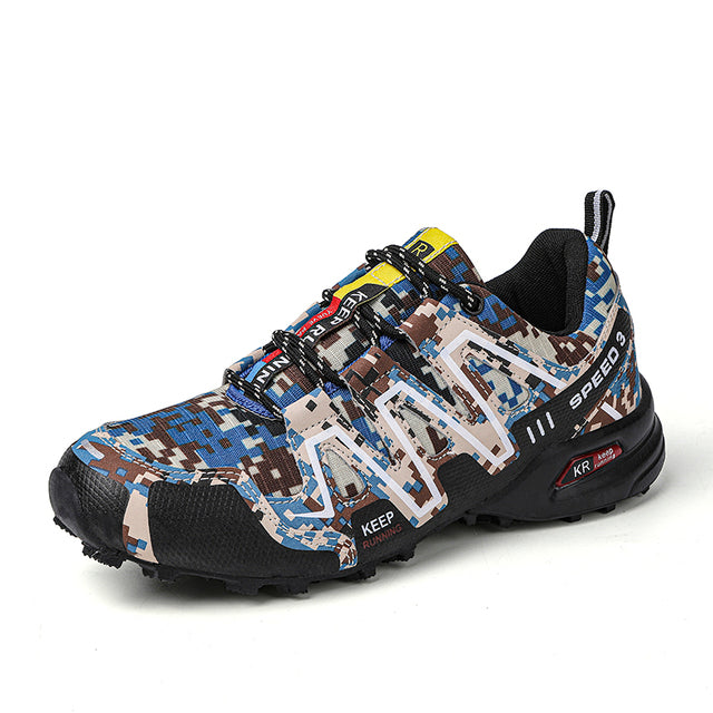 Men's trail walking shoes, comfortable & durable. Athletic outdoor footwear for hiking & trekking.