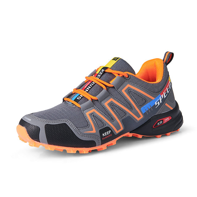 Comfortable men's hiking & trekking shoes. Durable outdoor footwear for all-day trail walking.